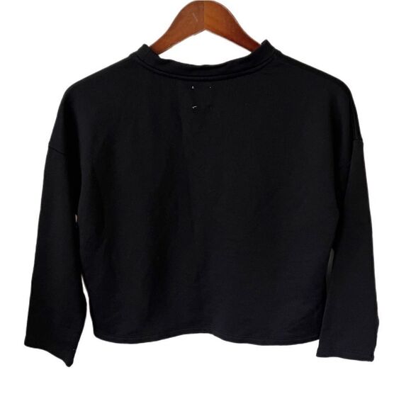 Zara Oversized Crop Winners Crew Pullover Sweatshirt - Picture 3 of 7